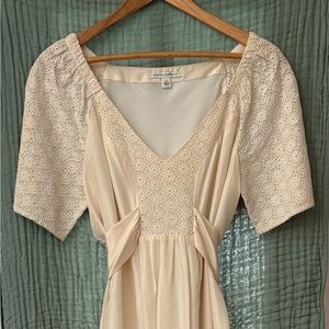 Banana Republic Cream Midi Dress